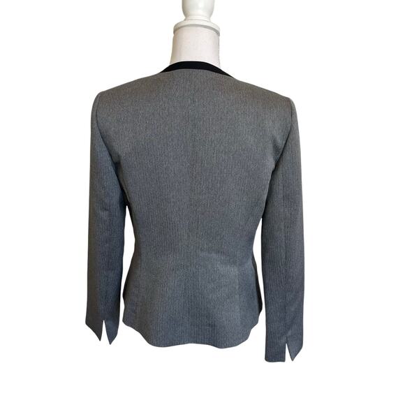 Black Label by Evan Picone Blazer Women's Size 4 Black White Office Work Dress - Picture 5 of 10